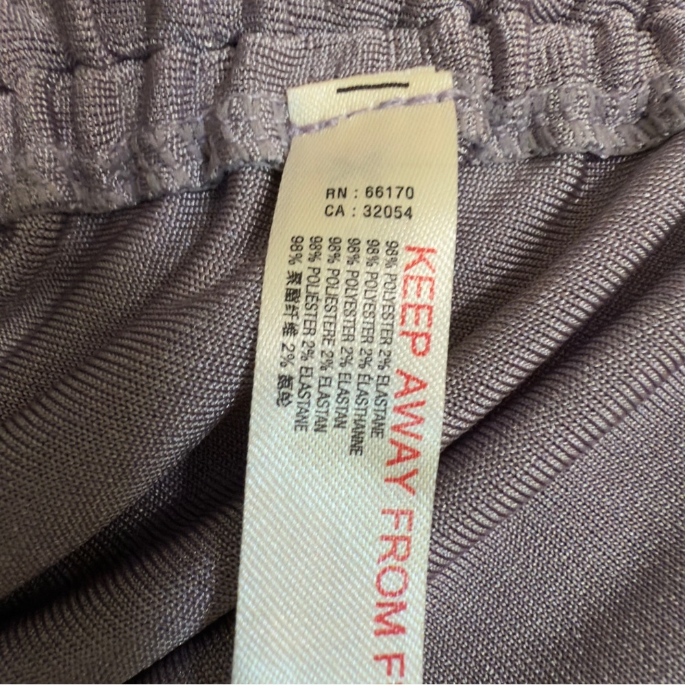 NWT Free People Meant To Be Bodysuit Silver Mauve Ruched Bell Sleeve Size Medium - Picture 9 of 11